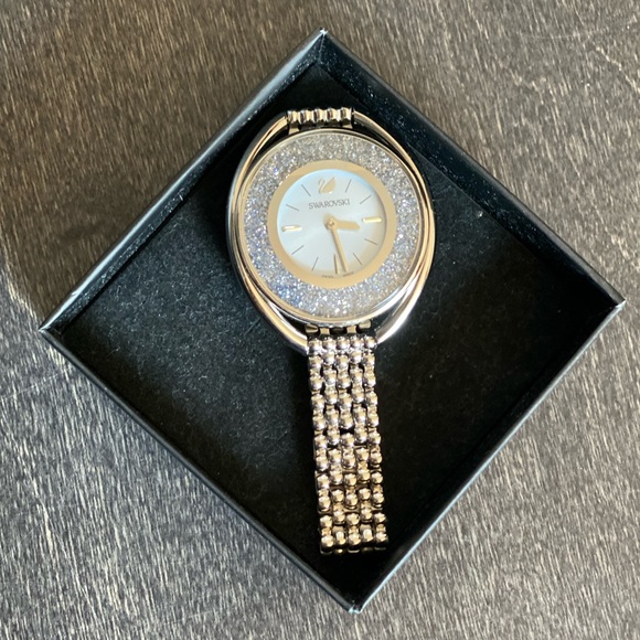 Swarovski Crystal Stainless Steel Silver Watch - Picture 13 of 14